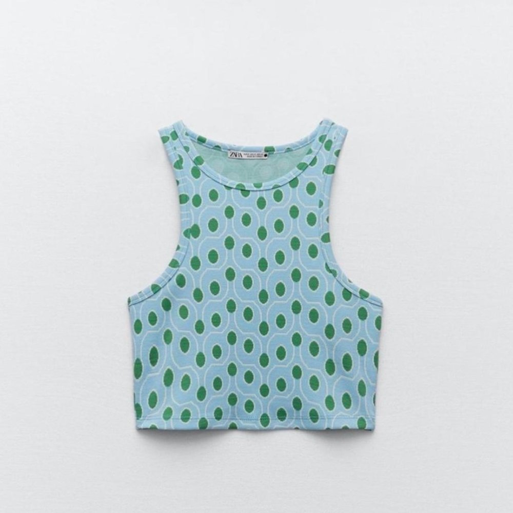 Zara Jacquard Crop Top!